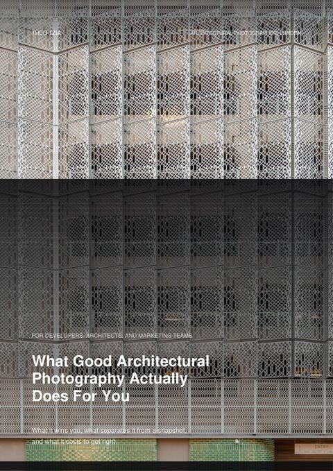 What Good Architectural Photography Actually Does For You